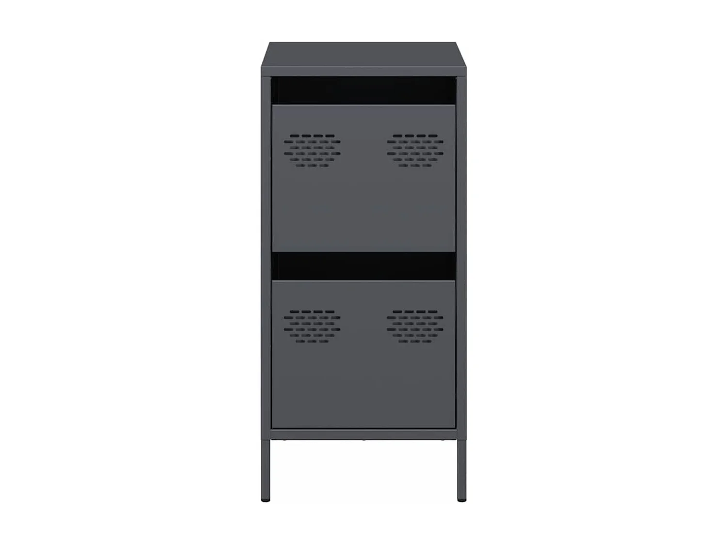Buffet anthracite 35x39x73,5 cm acier laminé à froid