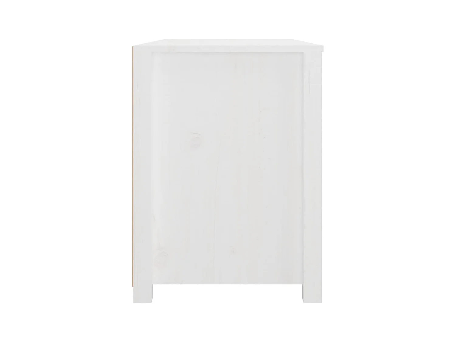 Armoire latérale Blanc 100x40x54 cm Bois de pin massif