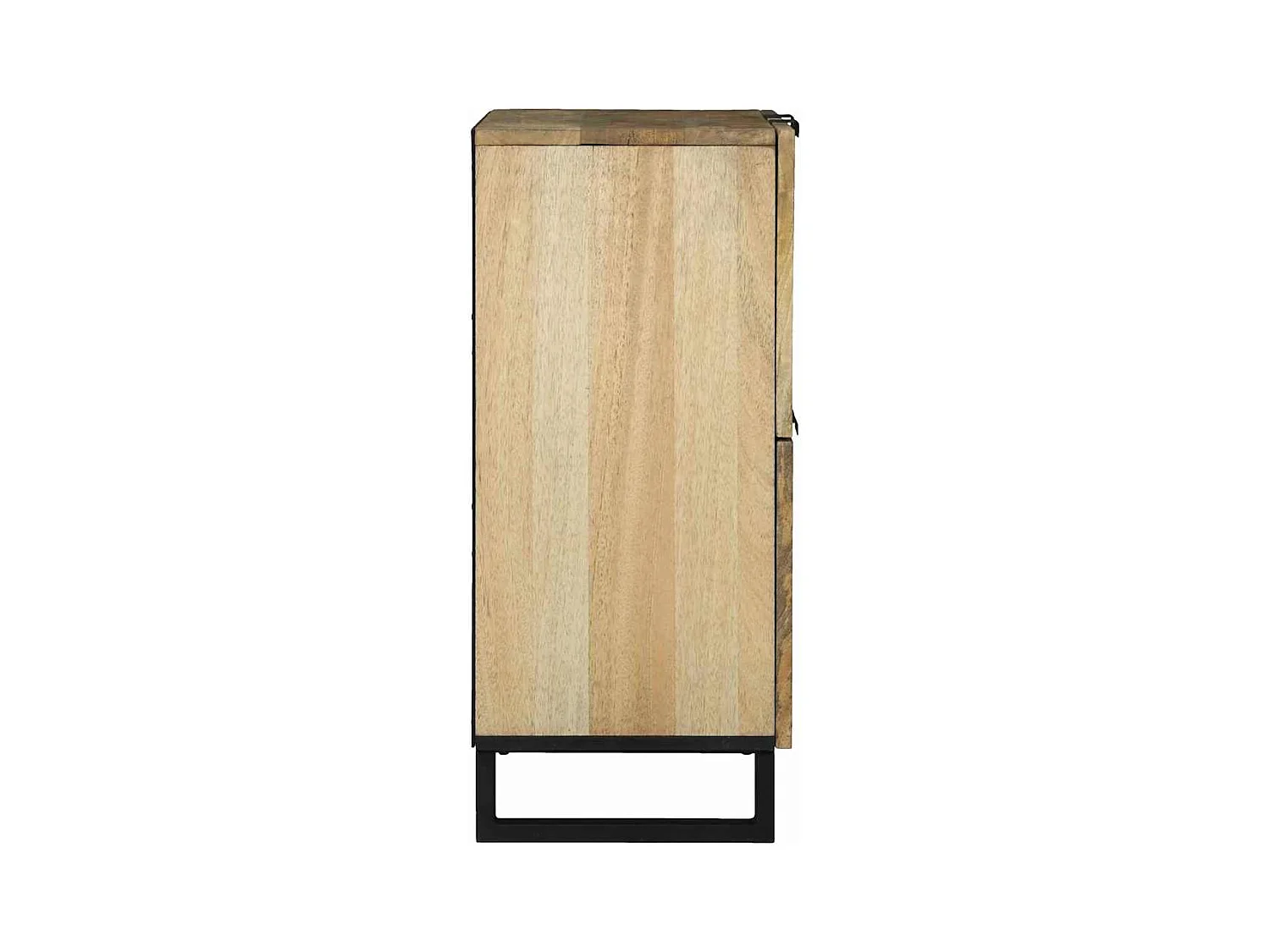 Buffet 60 x 33,5 x 75 cm - Fabriqué en bois de mangue massif et bois d'ingénierie