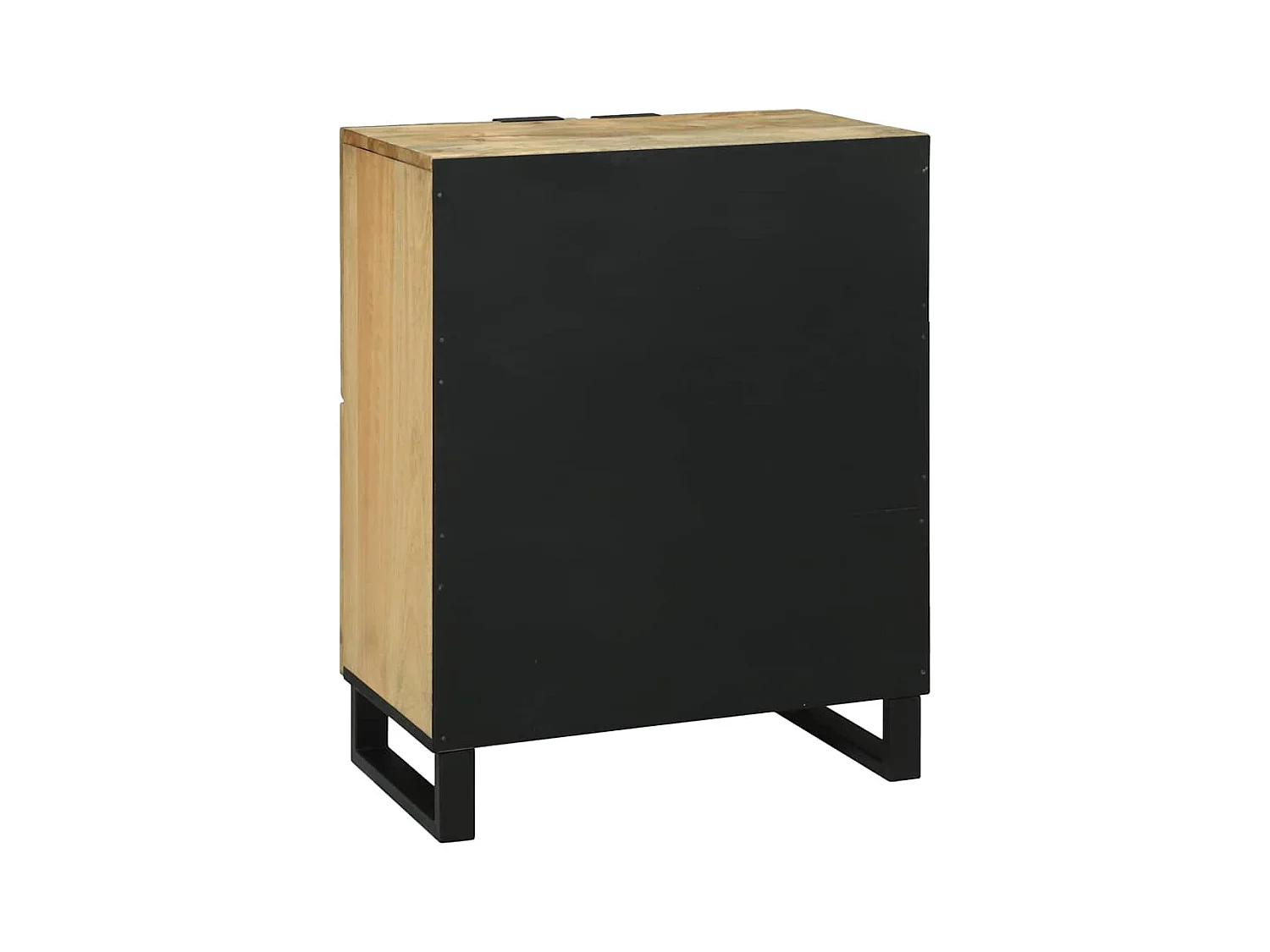 Buffet 60 x 33,5 x 75 cm - Fabriqué en bois de mangue massif et bois d'ingénierie