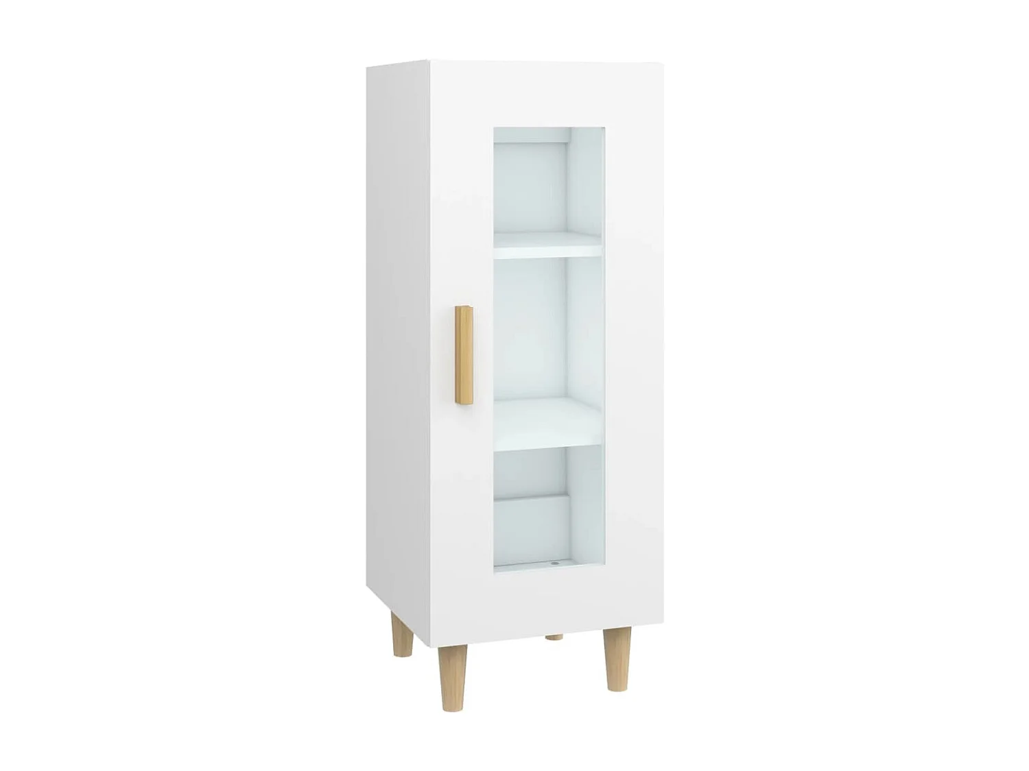 Buffet blanc 34,5x34x90 cm bois d'ingénierie