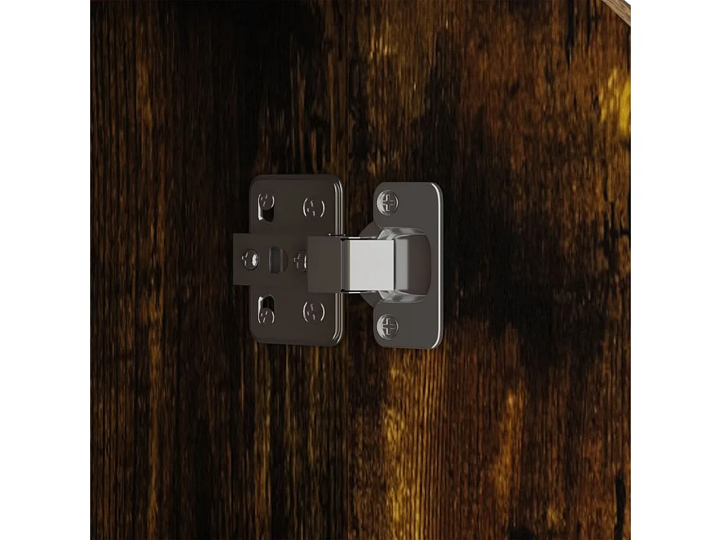 Sideboard aus geräucherter Eiche, 60 x 30 x 72 cm, Holzwerkstoff