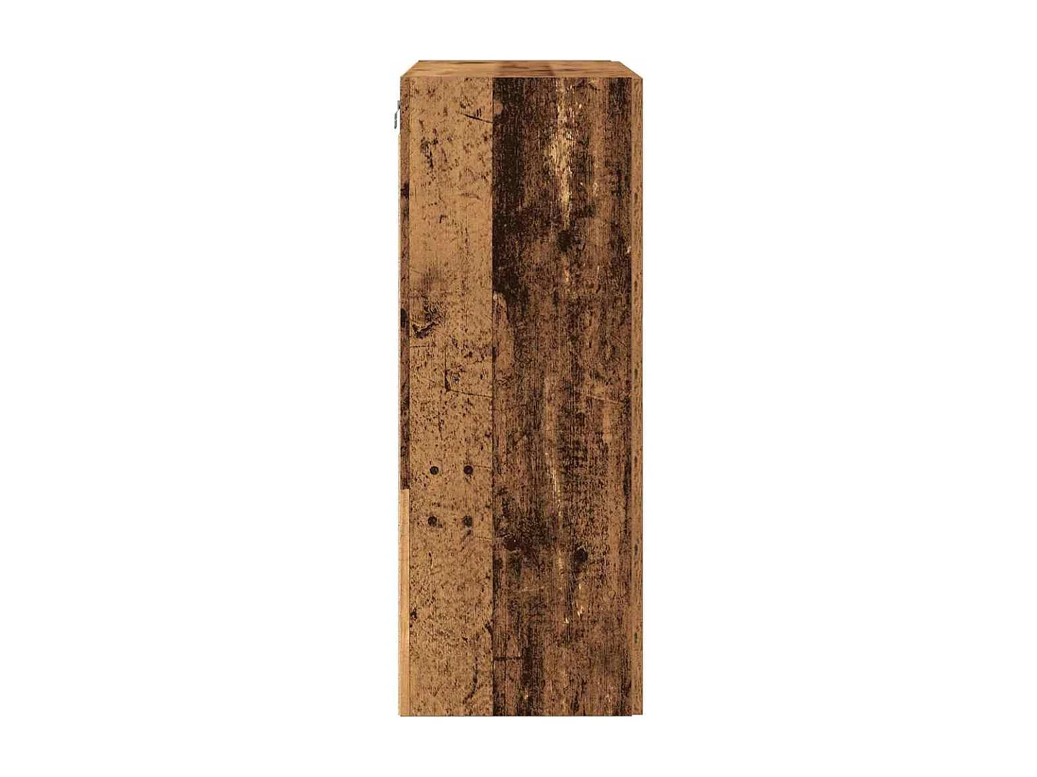 Armoire murale avec portes en verre bois ancien 69,5x34x90 cm