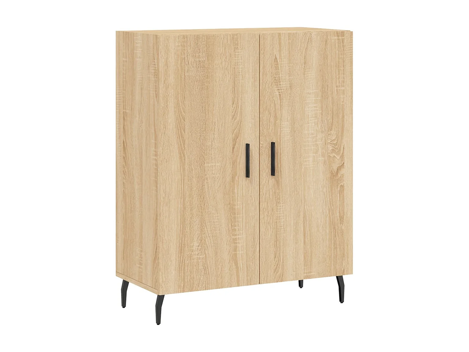 Hohes Sideboard Sonoma Eiche 69,5x34x180 cm Holzwerkstoff
