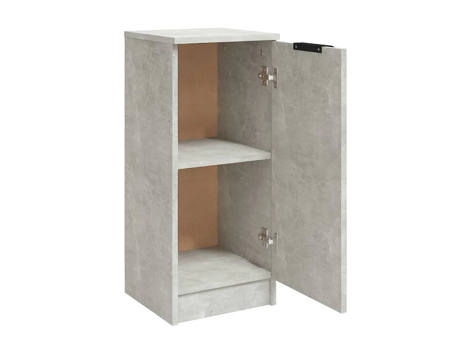 Buffets 2 pcs Gris béton 30x30x70 cm Bois d'ingénierie