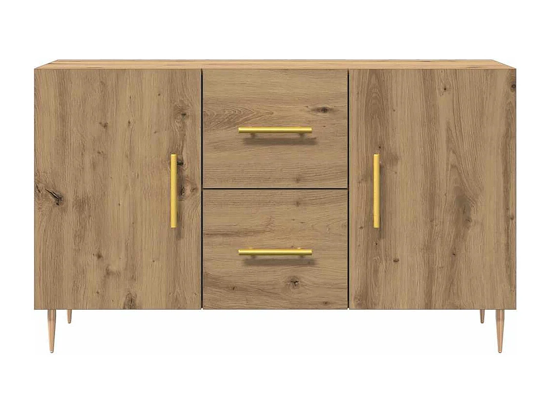 Handgefertigtes Sideboard aus Eichenholz 100x36x60 cm