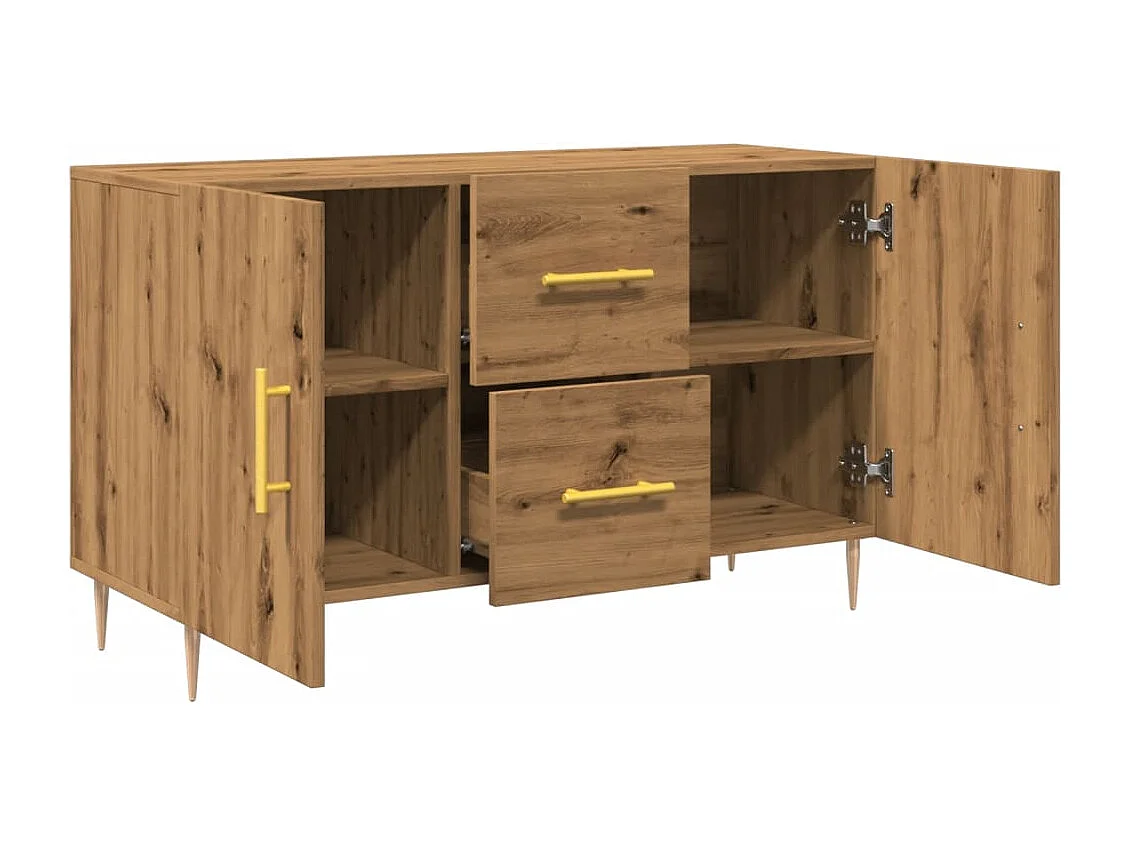 Handgefertigtes Sideboard aus Eichenholz 100x36x60 cm