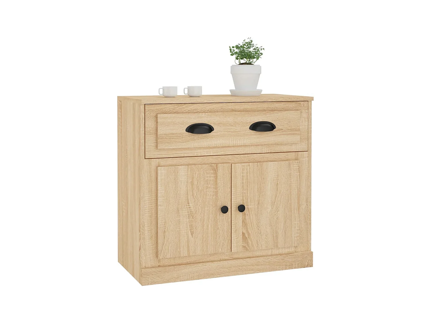Buffet chêne sonoma 70x35,5x67,5 cm bois d'ingénierie