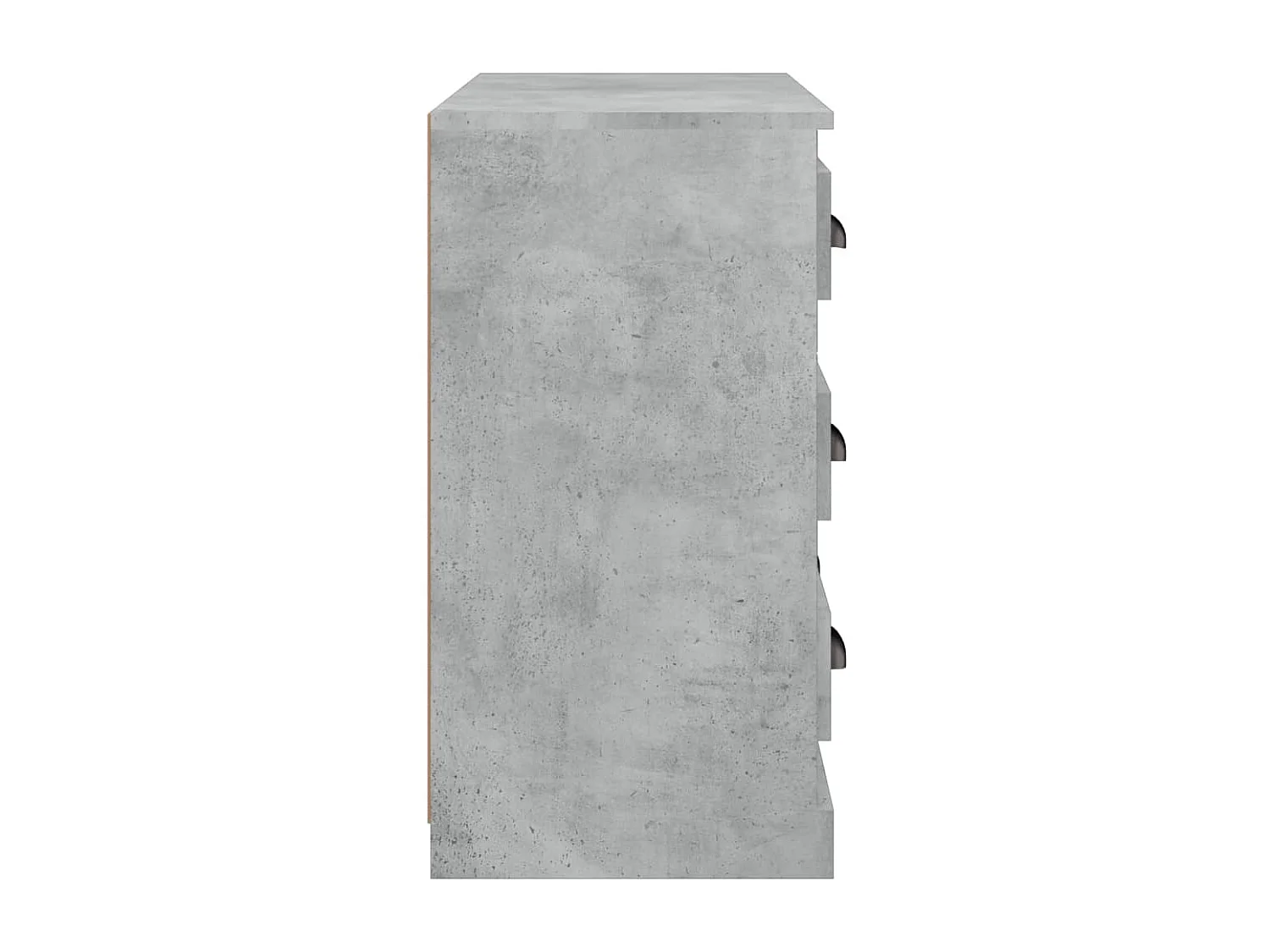 Buffet gris béton 70x35,5x67,5 cm bois d'ingénierie