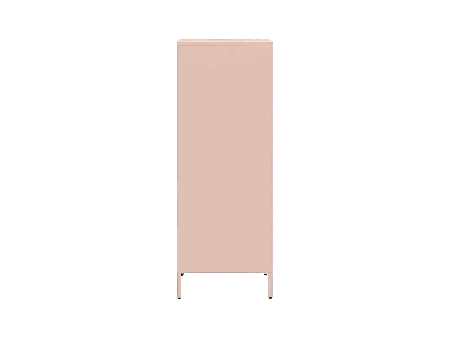 Buffet haut rose 35x39x103,5 cm acier