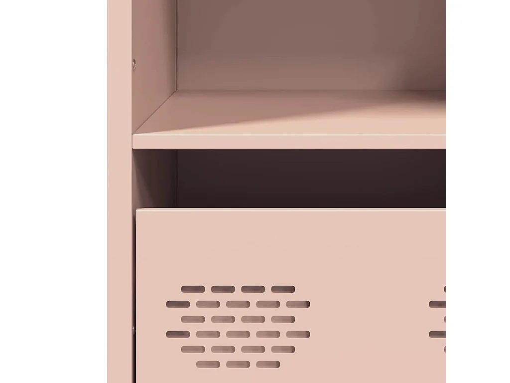 Buffet haut rose 35x39x103,5 cm acier