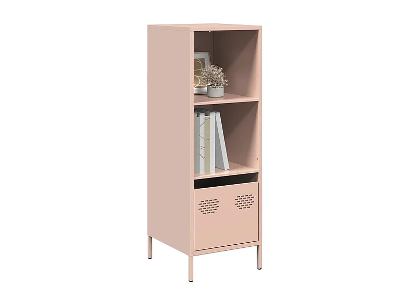 Buffet haut rose 35x39x103,5 cm acier