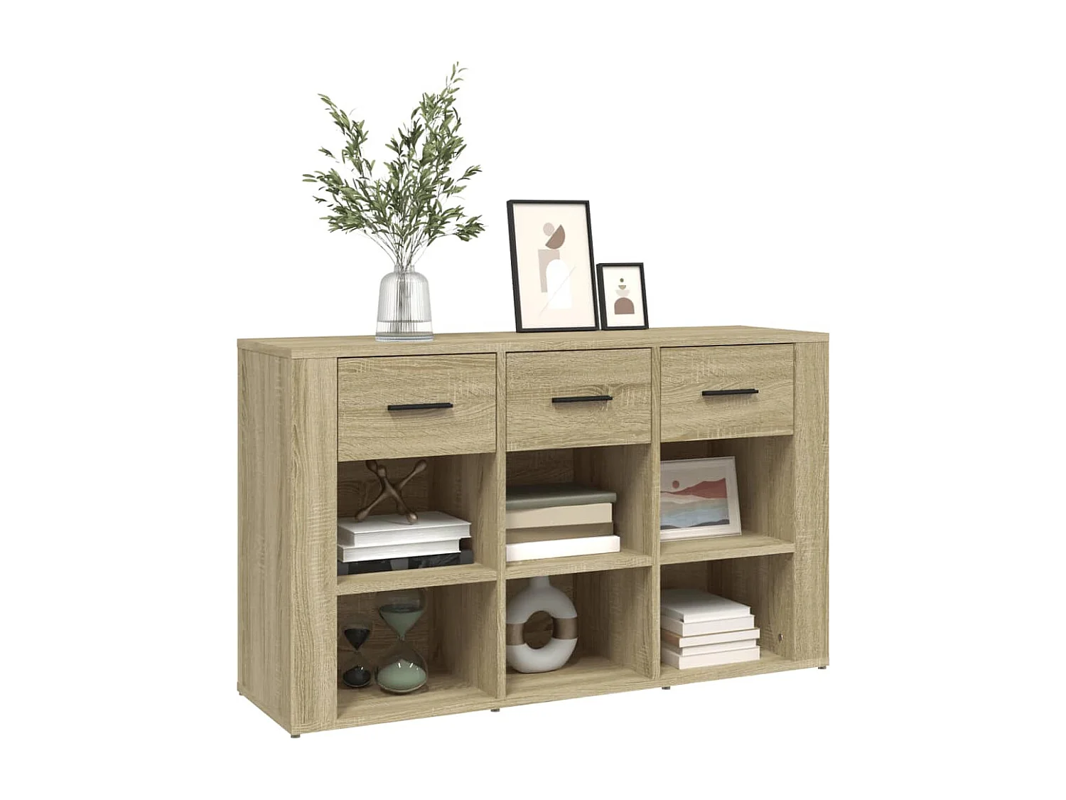 Buffet Chêne sonoma 100x30x59,5 cm Bois d'ingénierie