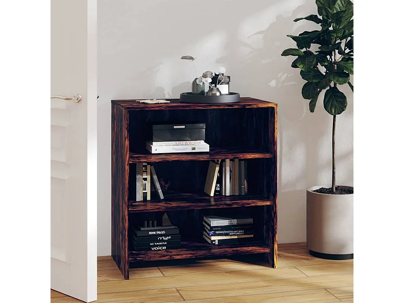 Buffet Chêne fumé 70x40,5x75 cm Bois d'ingénierie