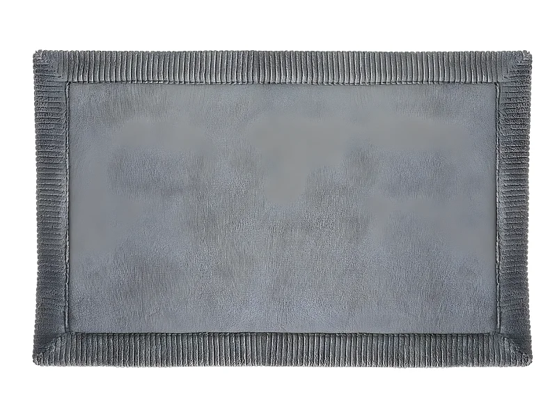 Tapis de Salle de bain Gris foncé à mémoire de forme 50 x 80 cm