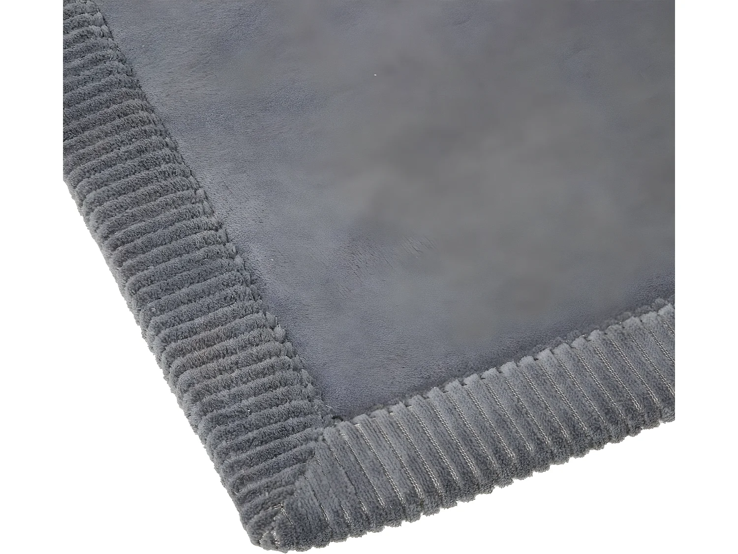 Tapis de Salle de bain Gris foncé à mémoire de forme 50 x 80 cm