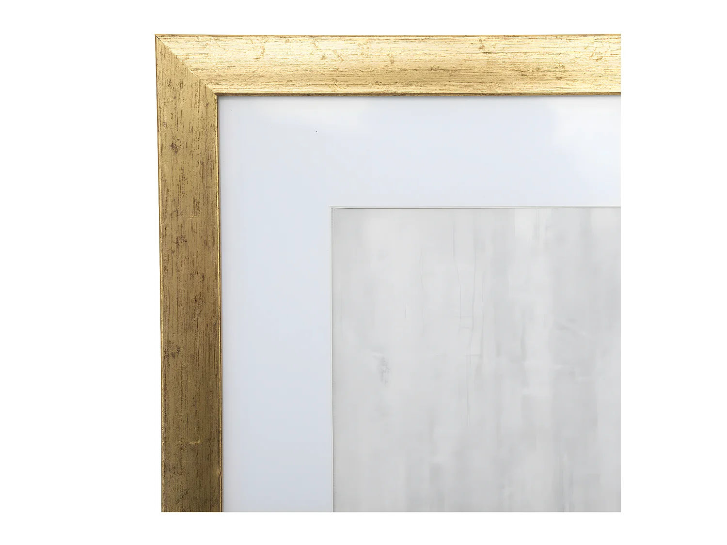 Affiche encadrée Feuille dorée 50 x 70 cm