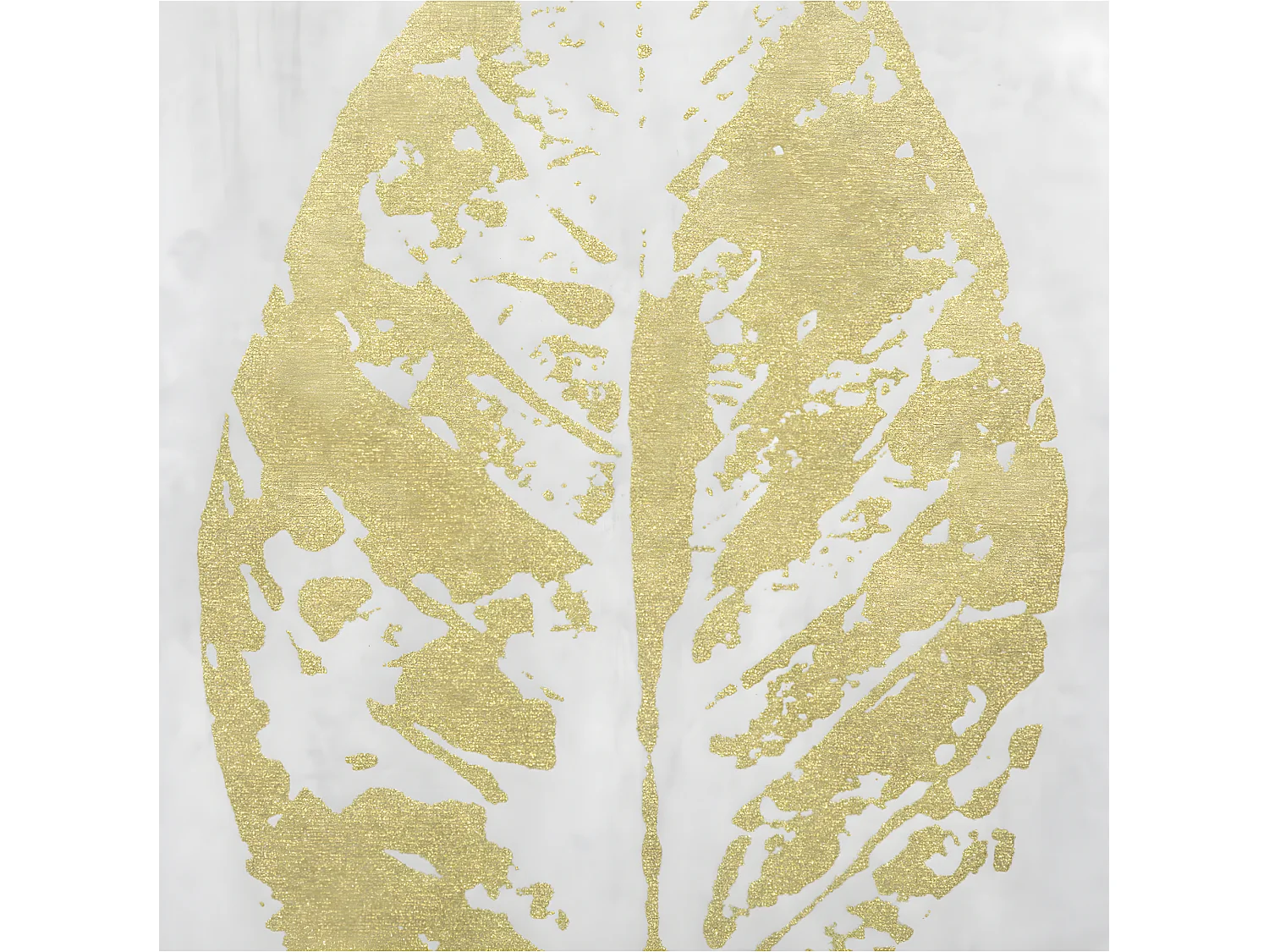 Affiche encadrée Feuille dorée 50 x 70 cm