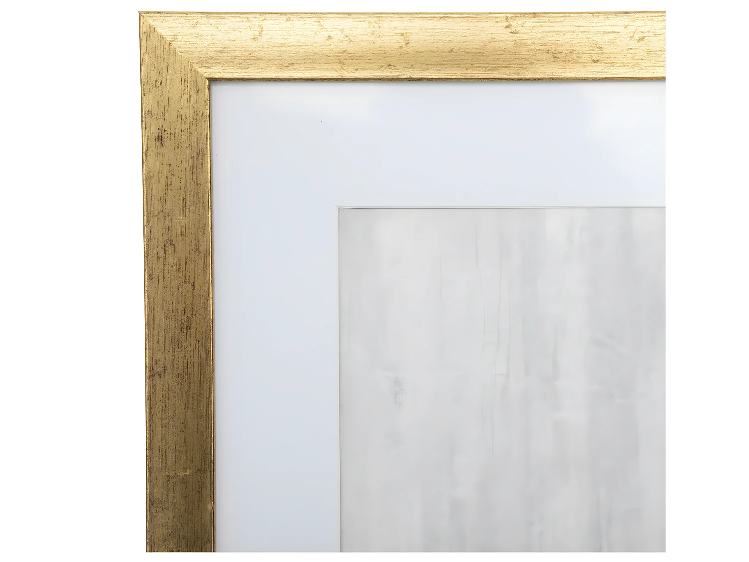 Affiche encadrée Feuille dorée 50 x 70 cm