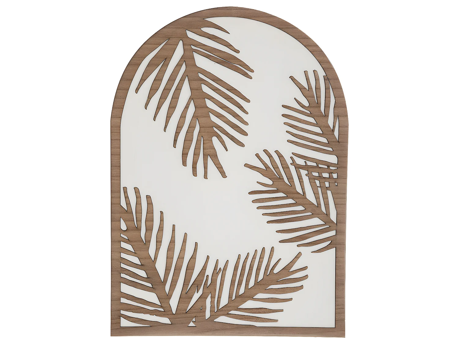 Déco murale Alicante en  bois motifs en relief 43 x 60 cm