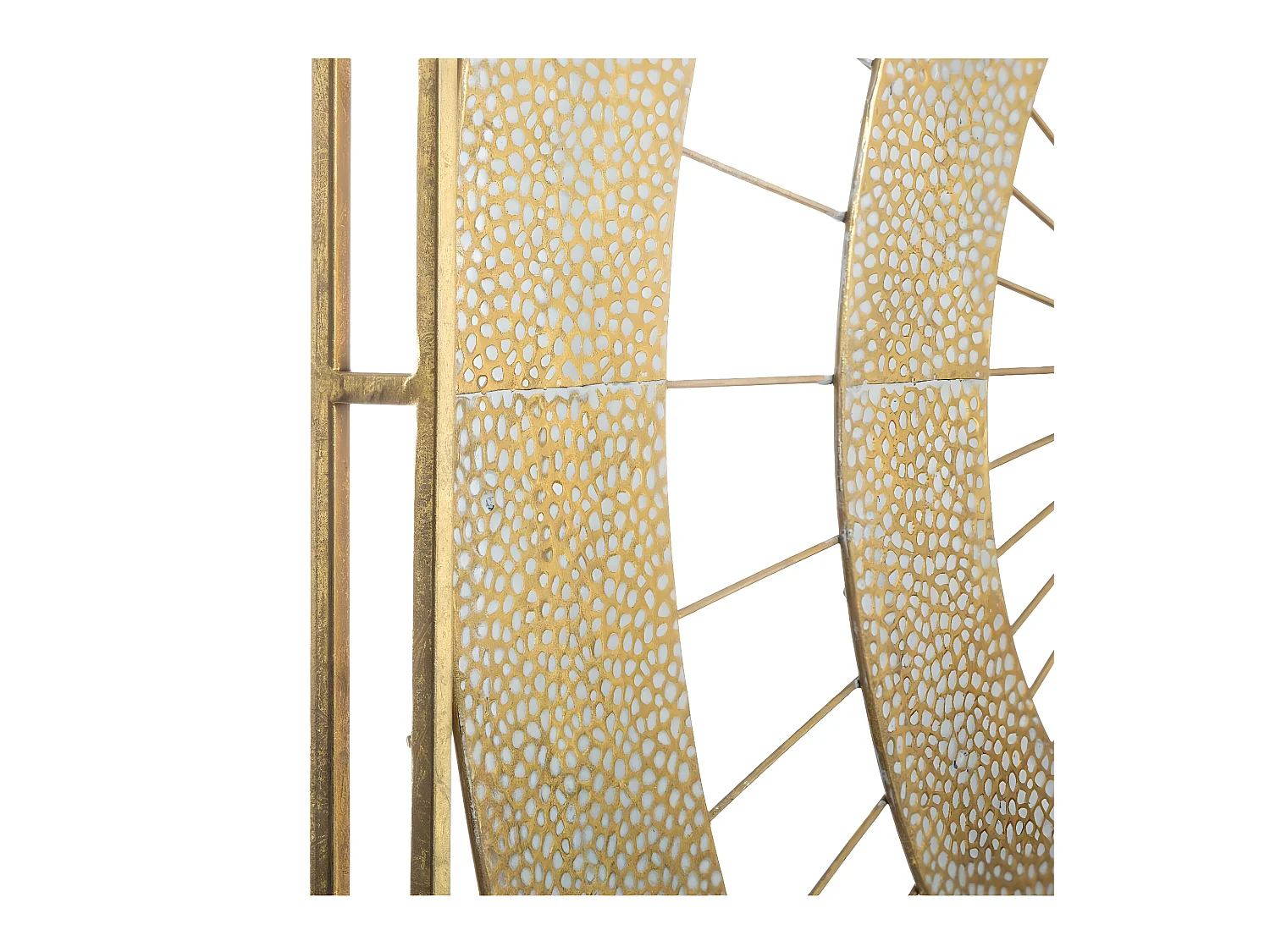 Décoration Murale en Métal doré 90 x 90 cm