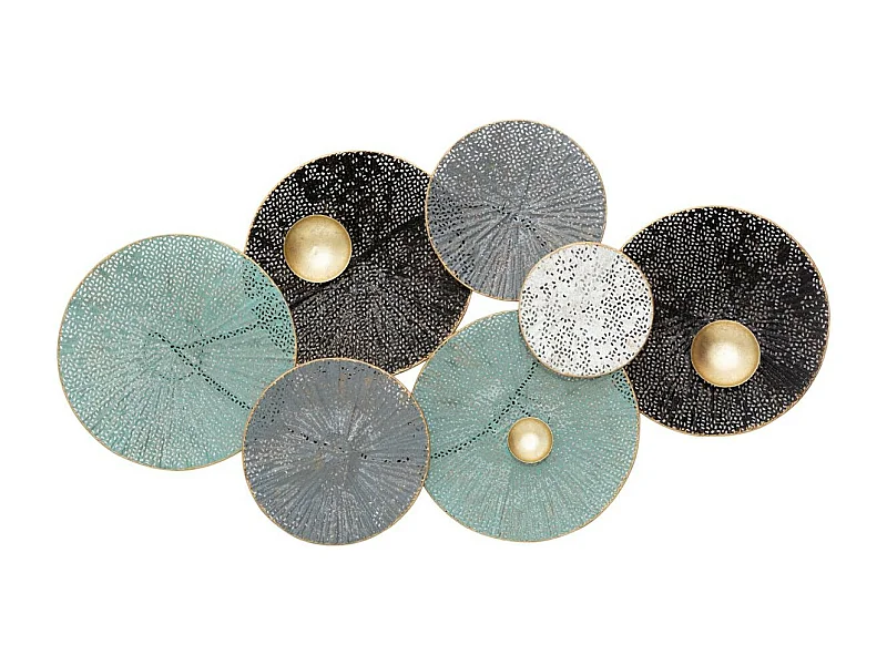 Décoration murale Nénuphar en Métal 90 x 50 cm