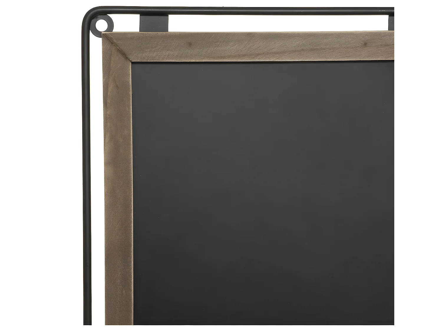 Tableau Mémo Ardoise avec paniers style industriel 50 x 70 cm