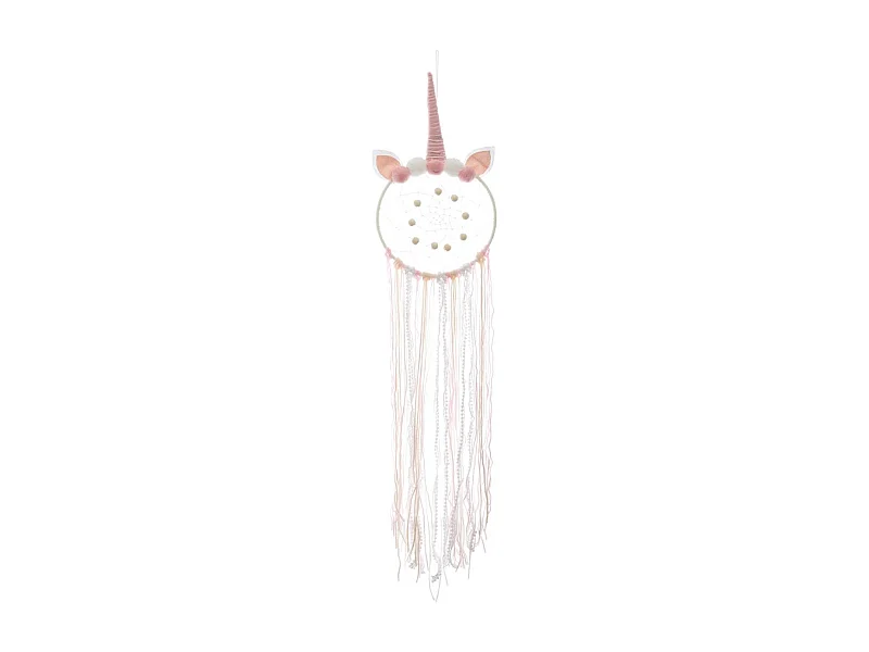 Déco murale Attrape rêves Licorne H 76 cm