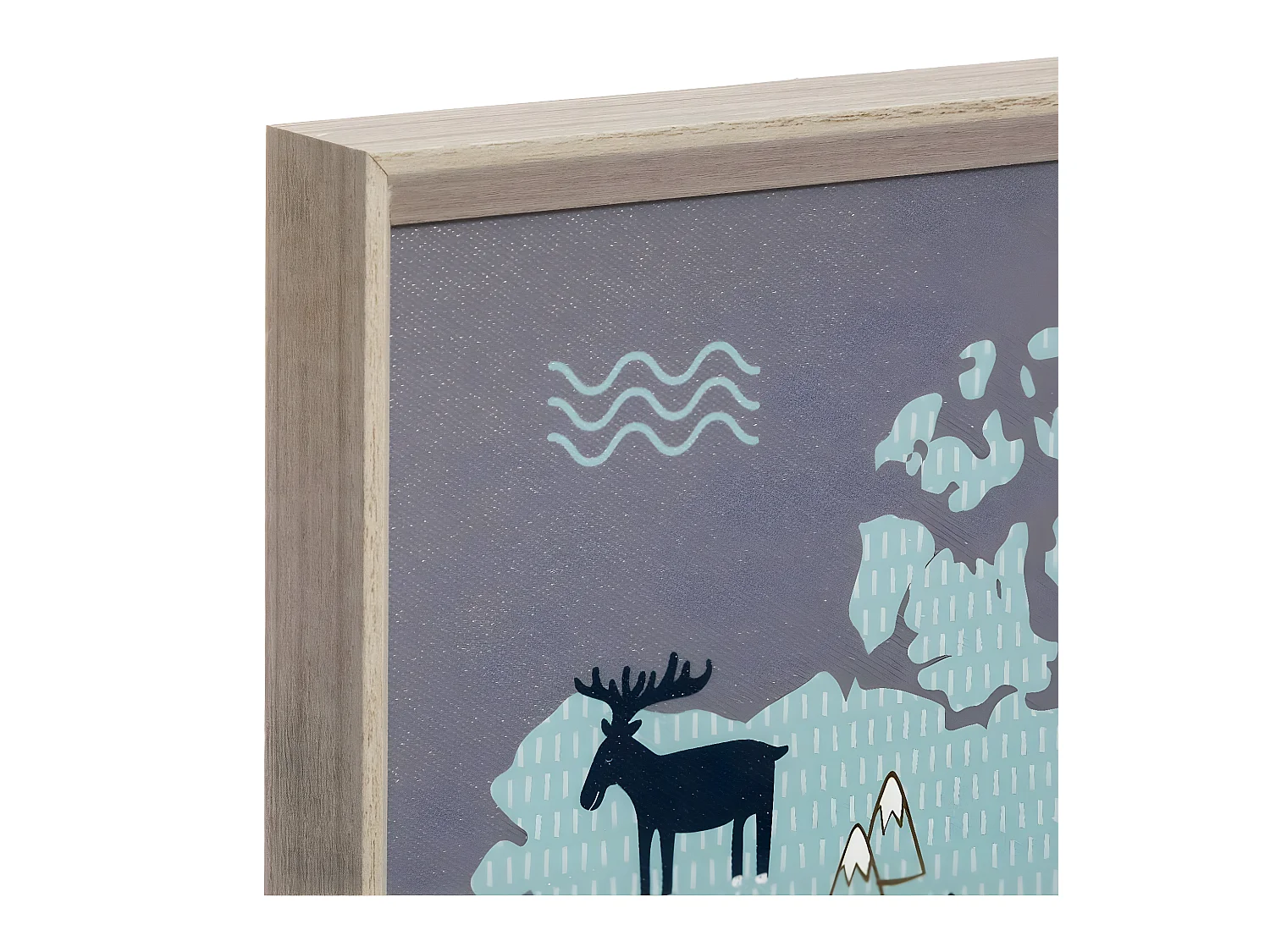 Tableau Déco murale Carte du monde 50 x 70 cm