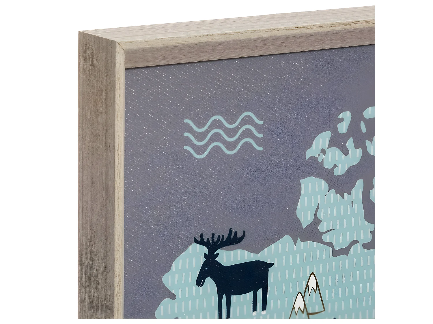 Tableau Déco murale Carte du monde 50 x 70 cm