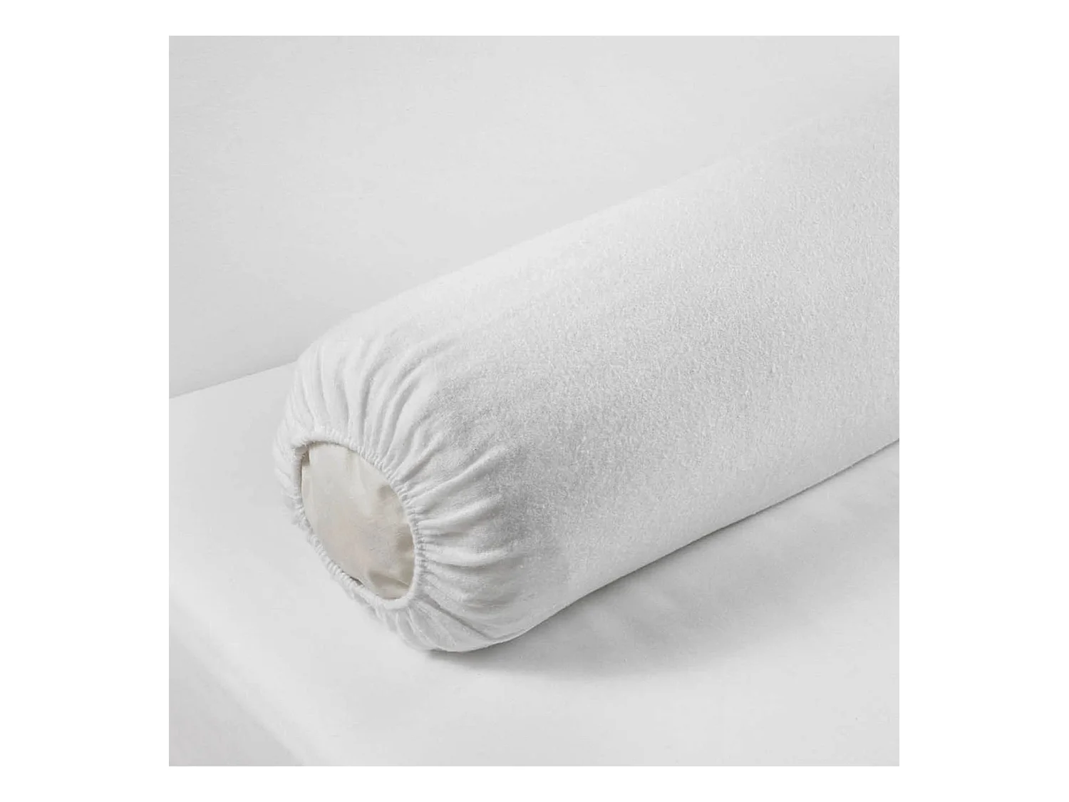 Protège Traversin "Molly" 45x145cm Blanc