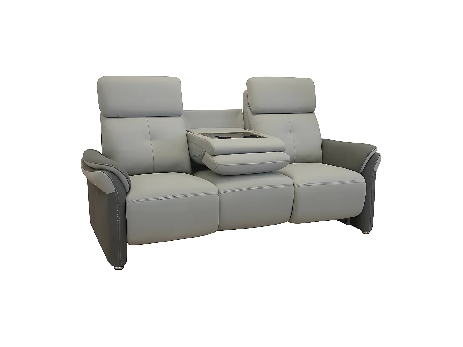 Canapé 3 places Tissu gris - AUSTRALIO