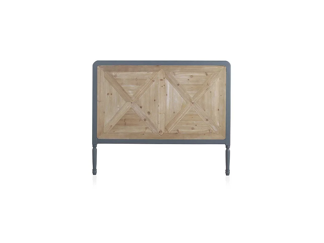 Tête de lit 145 cm Bois/Gris- ANNETTE