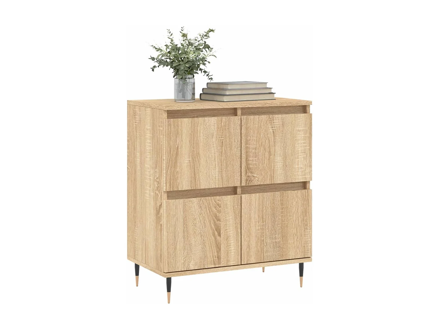Sideboard aus Sonoma-Eiche, 60 x 35 x 70 cm, Holzwerkstoff