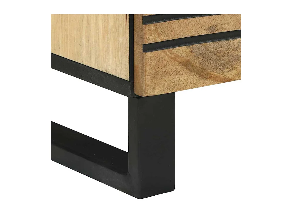 Highboard - 40x33.5x110 cm en bois de mangue massif