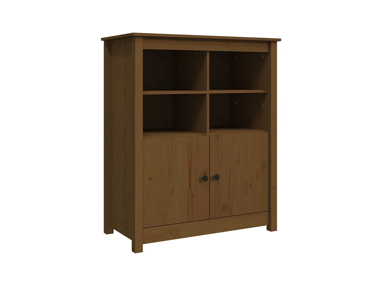 Buffet Marron miel 83x41,5x100 cm Bois massif de pin