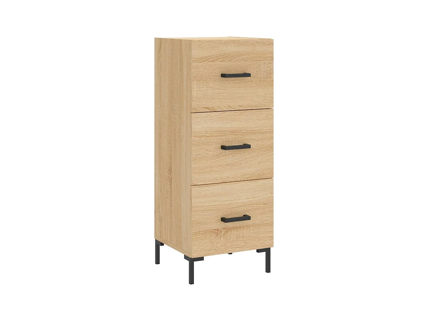 Credenza alta in rovere Sonoma 34,5x34x180 cm Legno ingegnerizzato