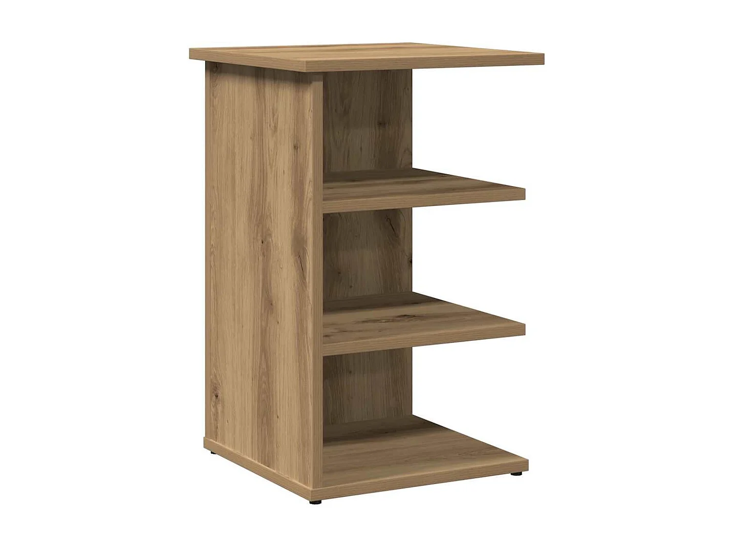 Buffet chêne artisanal 35x35x55 cm bois d'ingénierie