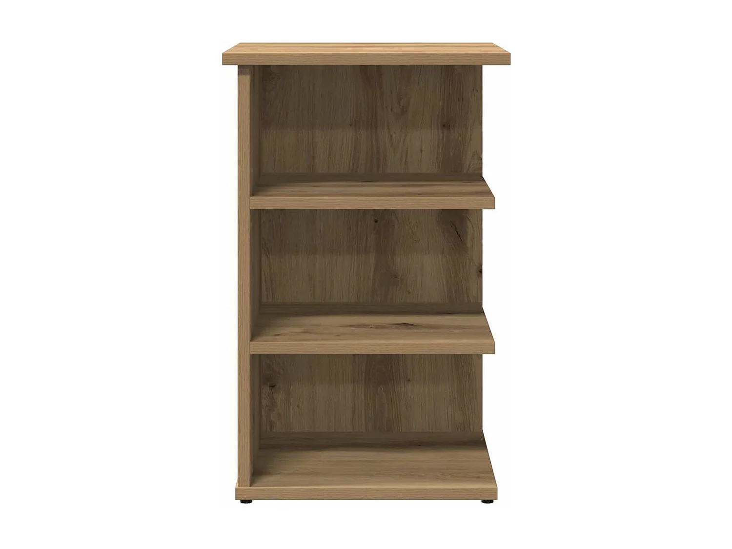 Buffet chêne artisanal 35x35x55 cm bois d'ingénierie