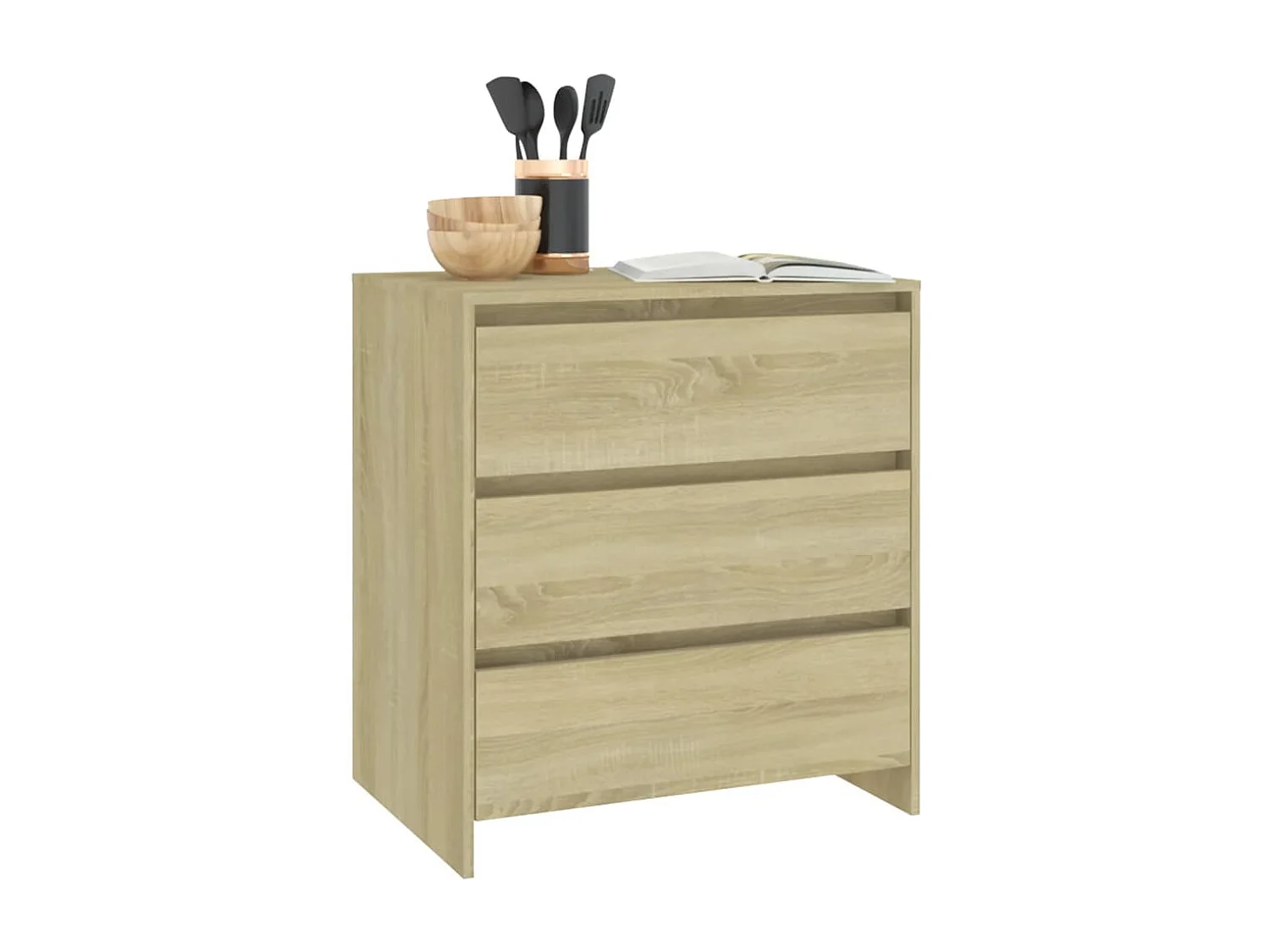 Buffet Chêne sonoma 70x41x75 cm Bois d'ingénierie