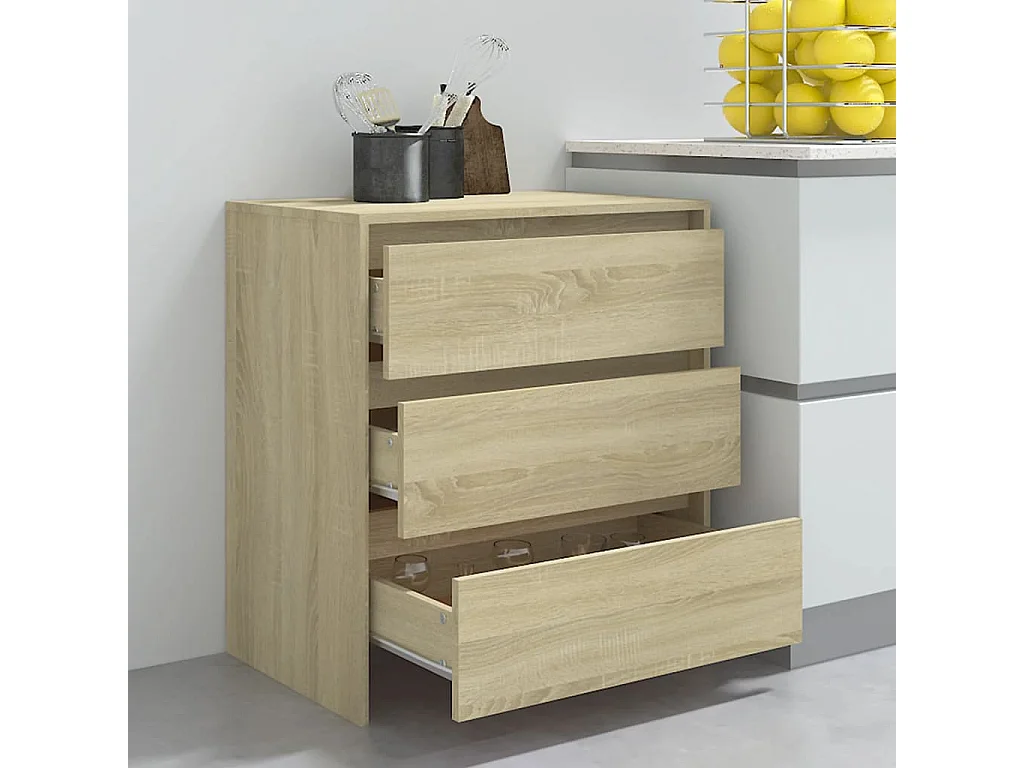 Sonoma Eiken Dressoir 70x41x75 cm Engineered Wood