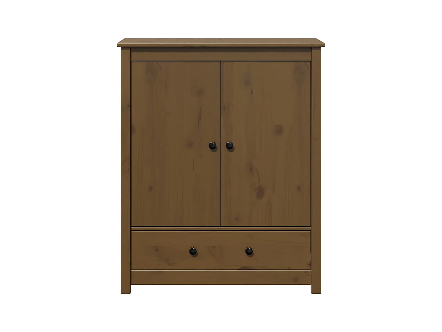 Buffet Marron miel 83x41,5x100 cm Bois massif de pin