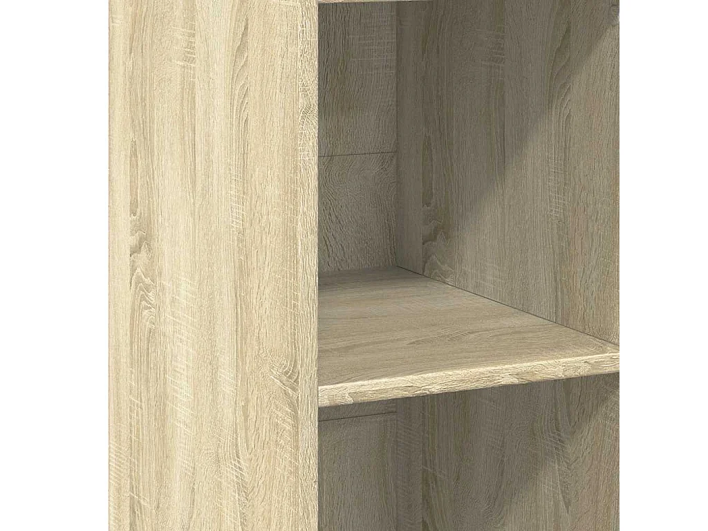 Buffet chêne sonoma 40x41x124 cm bois d'ingénierie