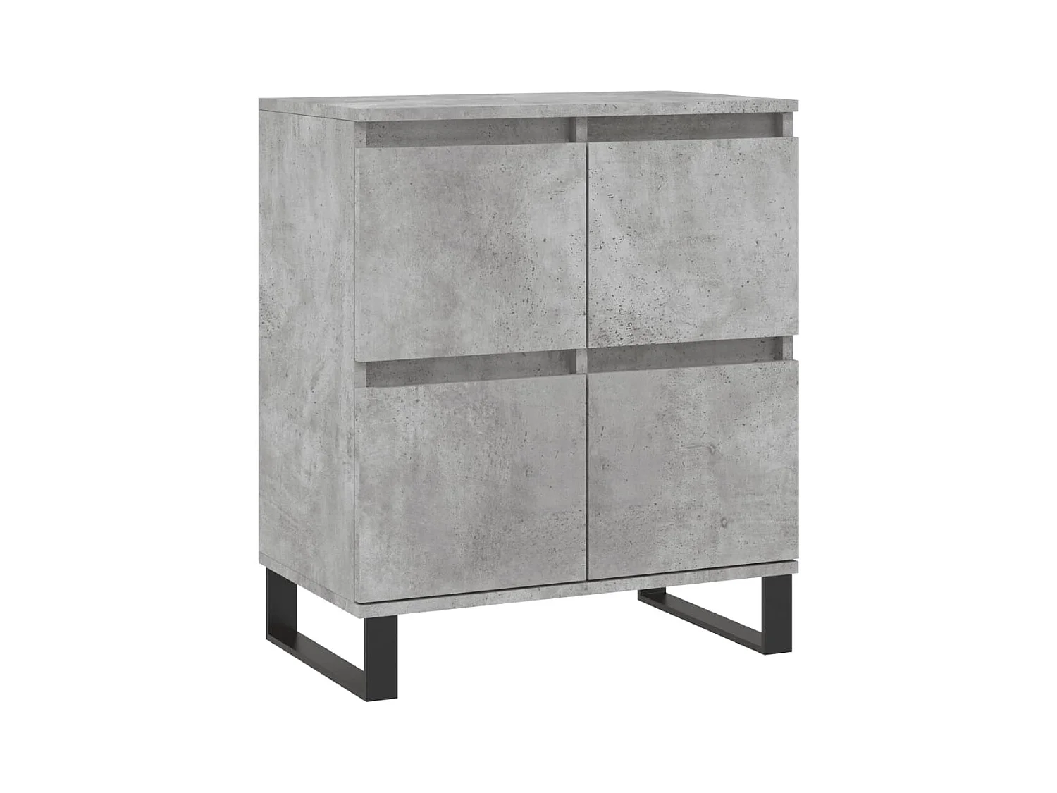 Buffet Gris béton 60x35x70 cm Bois d'ingénierie