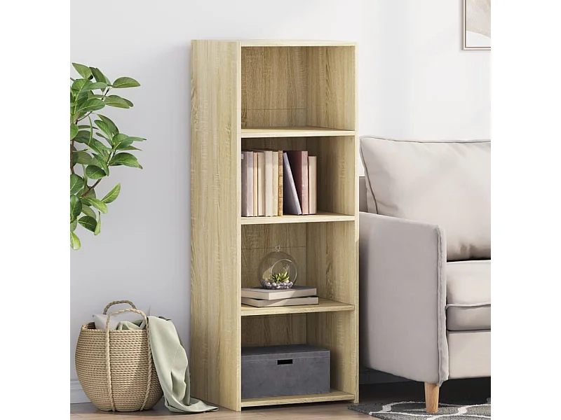 Buffet haut chêne sonoma 45x41x124 cm bois d'ingénierie