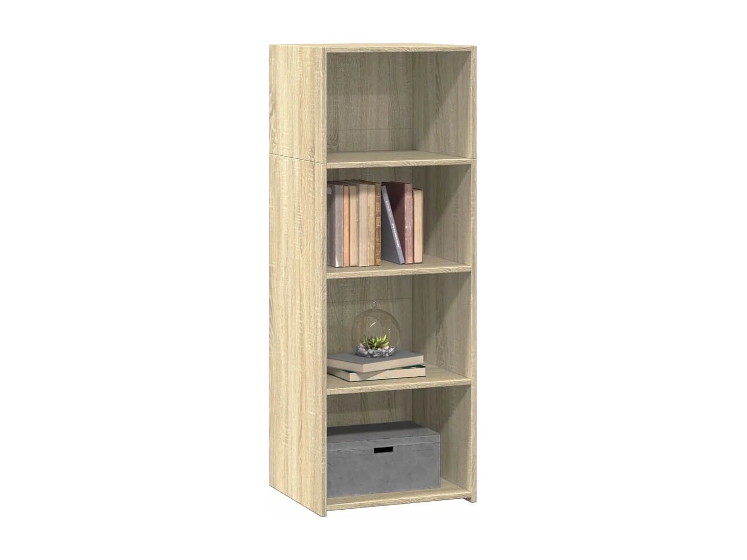 Buffet haut chêne sonoma 45x41x124 cm bois d'ingénierie
