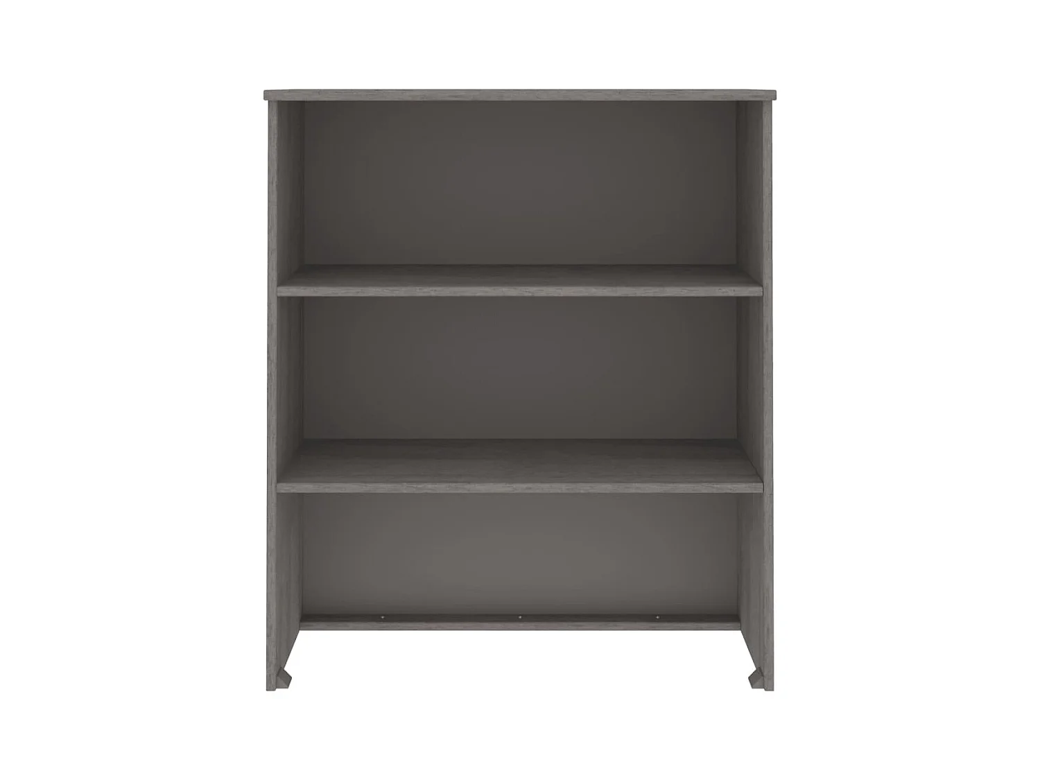 Dessus de buffet HAMAR Gris clair 85x35x100 cm Bois de pin