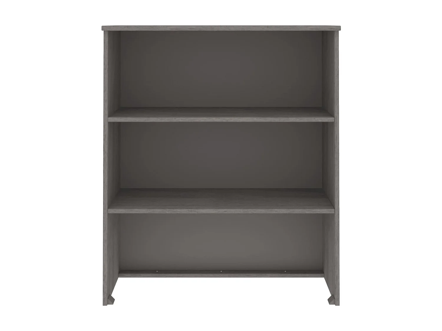 Dessus de buffet HAMAR Gris clair 85x35x100 cm Bois de pin