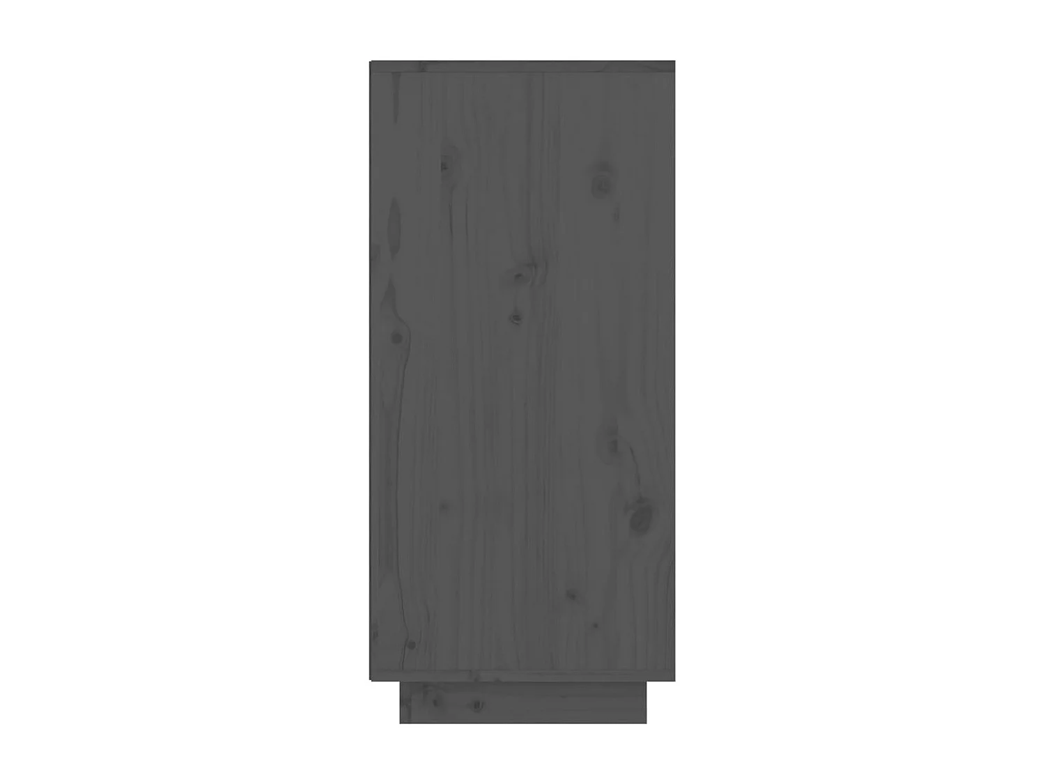 Armoire console Gris 60x34x75 cm Bois de pin solide