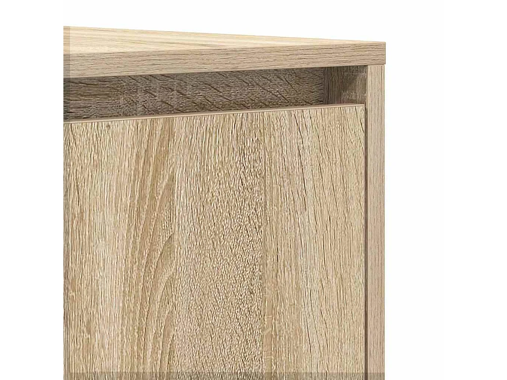 Buffet en chêne Sonoma 120x41x75 cm en bois d'ingénierie